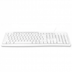 Клавиатура Оклик 305M белый USB Multimedia (1875227)