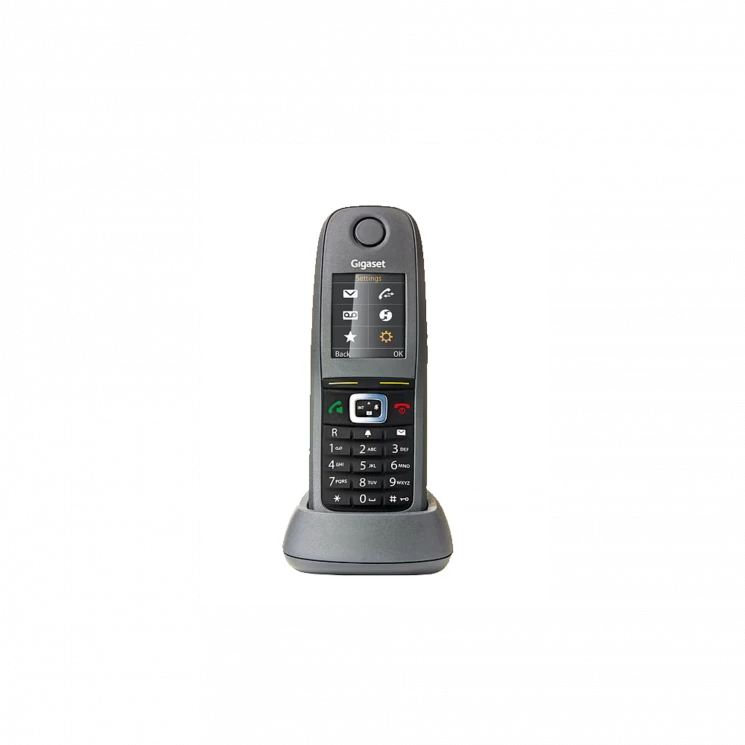 SIP-телефон Gigaset R650H PRO, DECT трубка, цветной дисплей, фонарик, HD звук, IP65, виброоповещение