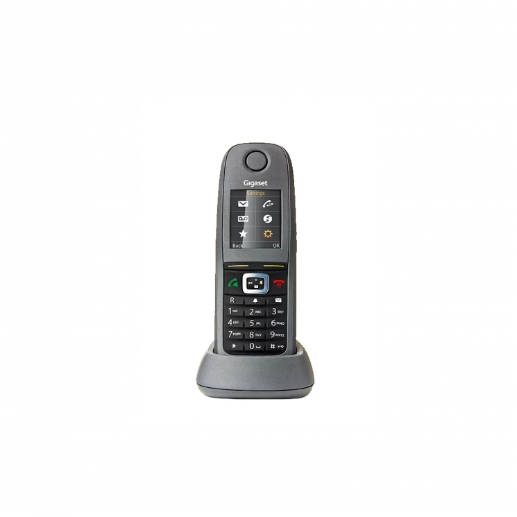 SIP-телефон Gigaset R650H PRO, DECT трубка, цветной дисплей, фонарик, HD звук, IP65, виброоповещение
