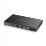 Коммутатор ZYXEL NebulaFlex Pro GS2220-28HP Hybrid L2 PoE+ switch , rack 19 ", 24xGE PoE+, 4xCombo (SFP / RJ-45), budget 375 W, standalone / cloud man