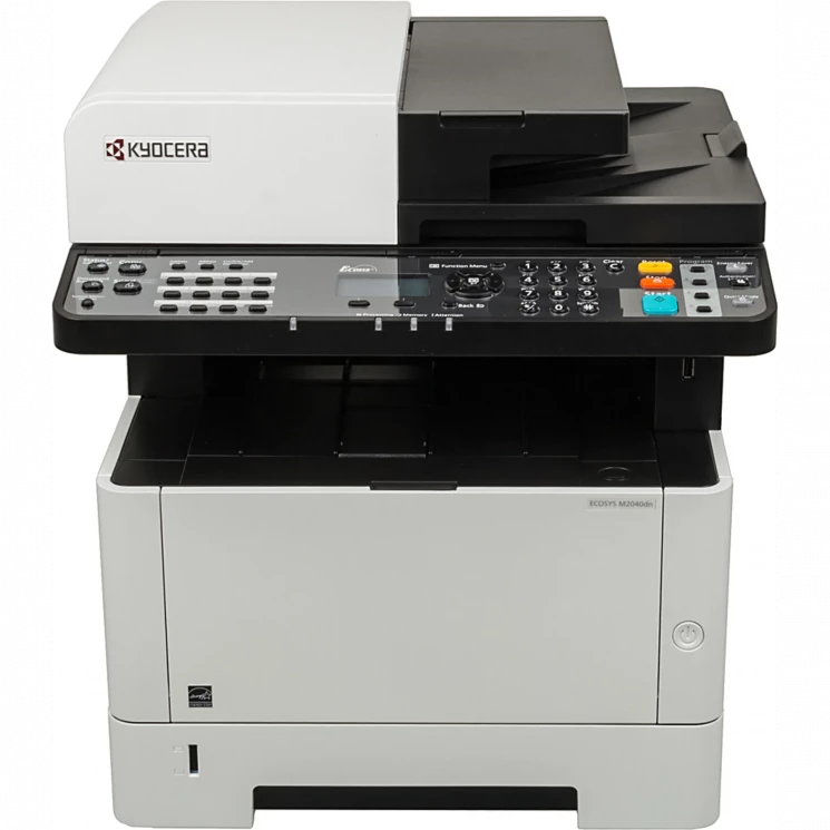 МФУ лазерный Kyocera M2040DN A4 Duplex белый/серый (в комплекте: 2 картриджа)
