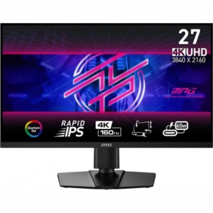 Монитор MSI 27" Optix MPG 274URF QD черный IPS LED 16:9 HDMI полуматовая HAS Piv 400cd 178гр/178гр 3