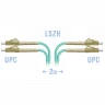 Патчкорд оптический LC/UPC MM Duplex 2 метра