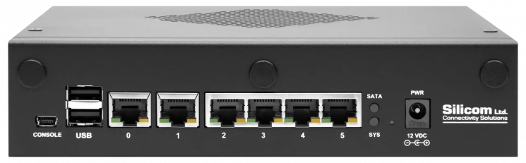 Мини-cервер Silicom, Intel Atom C2000-series, 4 cores, 8 GB, 64GB eMMC