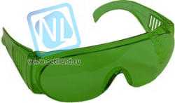 11044, Очки STAYER "STANDARD" защитные, поликарбонатная монолинза с боковой вентиляцией, зеленые