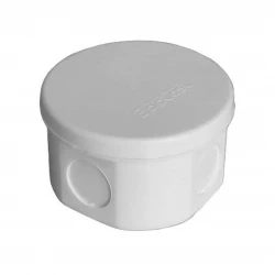 Коробка распределительная ОП 75х45мм IP54 4 выхода без гермовводов крышка защелкивающаяся сер. Eppla