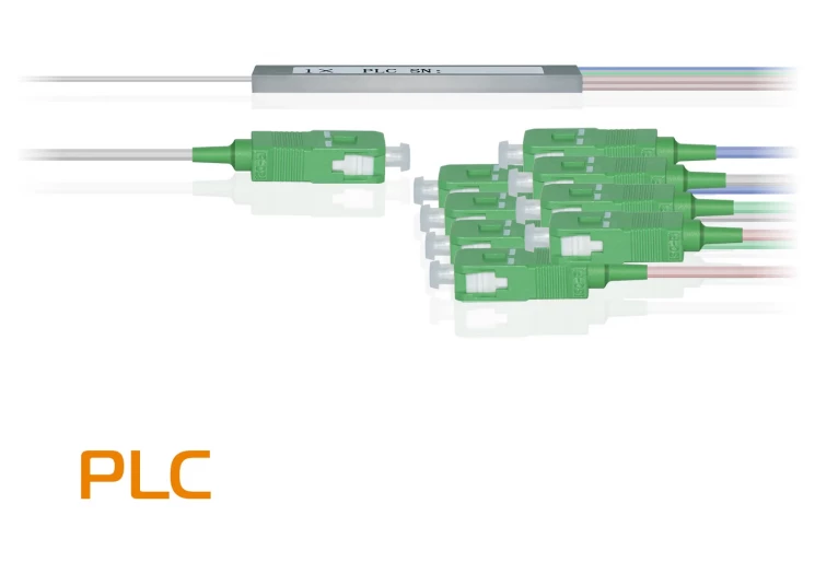 Делитель оптический планарный PLC-M-1x8, бескорпусный, разъемы SC/APC