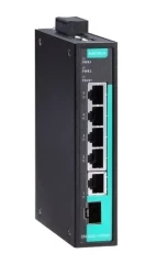 Коммутатор EDS-G205-1GTXSFP-T, 4 x 10/100/1000BaseTX и 1 x Combo Gigabit (10/100/1000BaseTX или 100/1000BaseSFP), с расширенным диапазоном температур