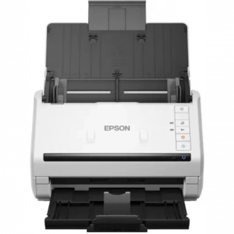 Сканер протяжный Epson WorkForce DS-530II (B11B261401/502) A4 белый/черный