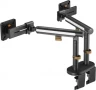 Кронштейн для мониторов Ultramounts UM727B черный 17"-32" макс.9кг крепление к столешнице поворот и