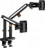 Кронштейн для мониторов Ultramounts UM727B черный 17"-32" макс.9кг крепление к столешнице поворот и