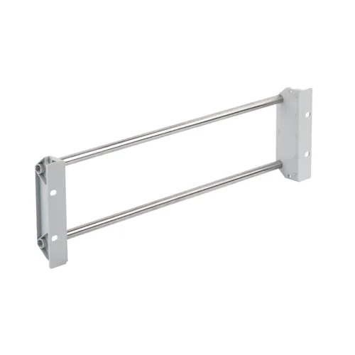 Конструктив 19" с круглыми направляющими для плинтов