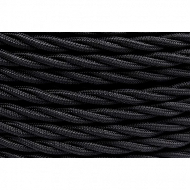 Провод ретро 3х2.5 матов. черн. (уп.50м) Bironi B1-435-73-50