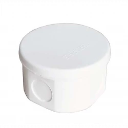 Коробка распределительная ОП 75х45мм IP54 4 выхода без гермовводов крышка защелкивающаяся бел. Eppla