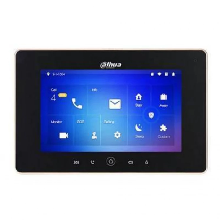 Монитор IP-видеодомофона Dahua DH-VTH5221D 7 дюймов, карта памяти до 32Гб, DC12В/PoE(802.3af)