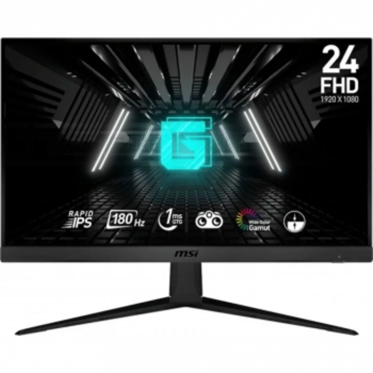 Монитор MSI 23.8" G2412F черный IPS LED 1ms 16:9 HDMI матовая 300cd 178гр/178гр 1920x1080 180Hz DP FHD 4.2кг