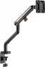 Кронштейн для мониторов Ultramounts UM725B черный 17"-32" макс.9кг крепление к столешнице поворот и