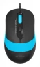 Клавиатура + мышь A4Tech Fstyler F1010 клав:чер/синий мышь:чер/синий USB Multimedia (F1010 BLUE)