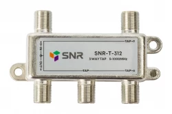 Ответвитель абонентский SNR-T-312 на 3 отвода, вносимое затухание IN-TAP 12dB.