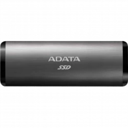 Накопитель SSD A-Data USB-C 512Gb ASE760-512GU32G2-CTI SE760 1.8" серый