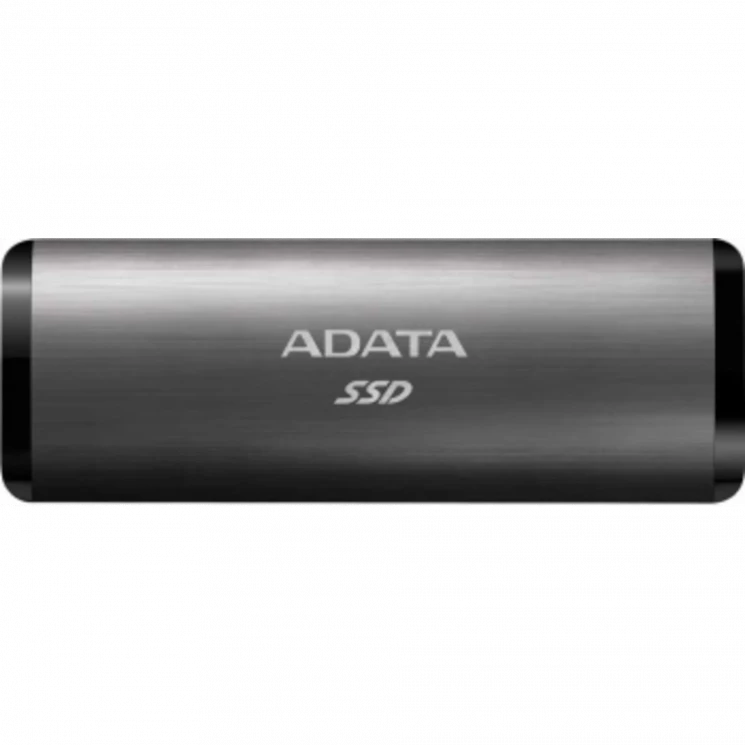 Накопитель SSD A-Data USB-C 512Gb ASE760-512GU32G2-CTI SE760 1.8" серый