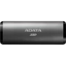 Накопитель SSD A-Data USB-C 512Gb ASE760-512GU32G2-CTI SE760 1.8" серый