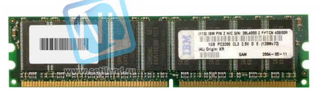 Модуль памяти IBM 38L4050 1024MB PC3200 CL3 ECC DDR UDIMM IS6220/IS6230.x206.x306-38L4050(NEW)