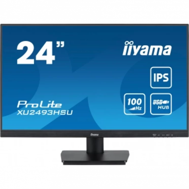 Монитор Iiyama 23.8" ProLite XU2493HSU-B6 черный IPS LED 1ms 16:9 HDMI M/M матовая 250cd 178гр/178гр