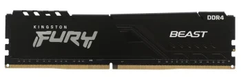 Память DDR4 8Gb 3200MHz Kingston KF432C16BB/8 Fury Beast Black RTL Gaming PC4-25600 CL16 DIMM 288