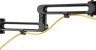Кронштейн для мониторов Ultramounts UM736 черный 17"-32" макс.8кг крепление к столешнице поворот и н