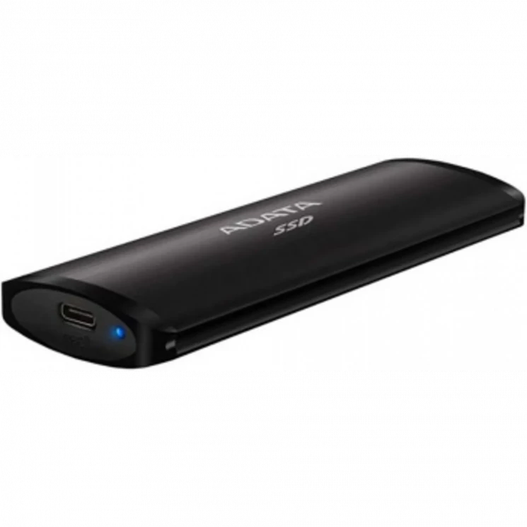 Накопитель SSD A-Data USB-C 2Tb ASE760-2TU32G2-CBK SE760 2.5" черный