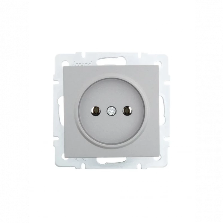 Розетка 1-м СП Vesna без заземл. ПБТ механизм платина LEZARD 742-3588-121B