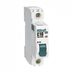 Выключатель автоматический модульный 1п C 10А 4.5кА ВА-101 DEKraft 11053DEK