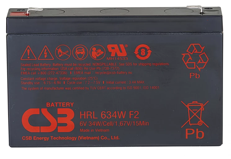 Аккумулятор CSB HRL634W F2 FR