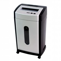 Шредер Office Kit S215 (секр.P-4) фрагменты 20лист. 28лтр. скрепки скобы пл.карты CD