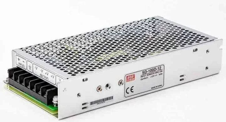 SD-100D-12, DC/DC преобразователь, 100Вт, вход 72-144В, выход 12В/8.5А