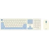 Клавиатура + мышь Acer OCC205 клав:белый/голубой мышь:белый/голубой USB беспроводная slim Multimedia
