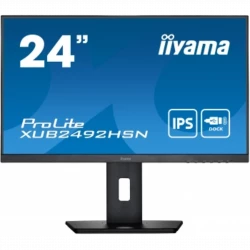 Монитор Iiyama 23.8" ProLite XUB2492HSN-B5 черный IPS LED 16:9 HDMI M/M матовая HAS Piv 250cd 178гр/