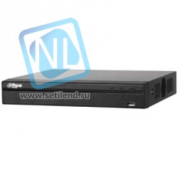 IP Видеорегистратор Dahua DHI-NVR4104HS-P-4KS2 4-х канальный 4К, 4 PoE порта до 8Мп, до 80Мбит/с, 1HDD до 6Тб, аудио вх./вых.