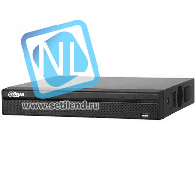 IP Видеорегистратор Dahua DHI-NVR4104HS-P-4KS2 4-х канальный 4К, 4 PoE порта до 8Мп, до 80Мбит/с, 1HDD до 6Тб, аудио вх./вых.