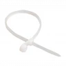 Хомут кабельный 3.5х150 нейл. бел. с отвер. для креп. ХОК (уп.100шт) IEK UHH40-4-150-100