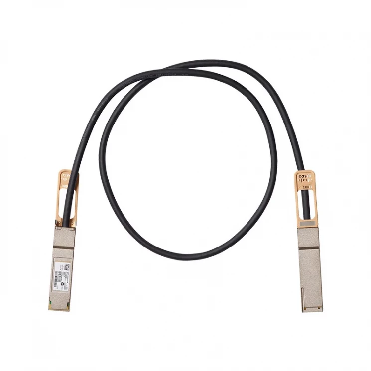 Медный DAC кабель Cisco QSFP-100G-CU1M