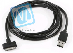 PL1350, Кабель USB- Iphone 4 (30 pin) 1м, черный