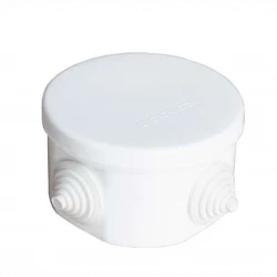 Коробка распределительная ОП 75х45мм IP54 4 выхода 4 гермоввода крышка защелкивающаяся бел. Epplast