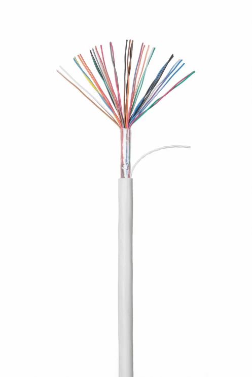 Кабель NETLAN U/UTP 16 пар, Кат.5 (Класс D), 100МГц, одножильный, BC (чистая медь), внутренний, PVC нг(B), серый, 305м