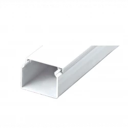 Кабель-канал 80х60 L2000 с двойным замком пластик Урал Пак КК-19080060-016