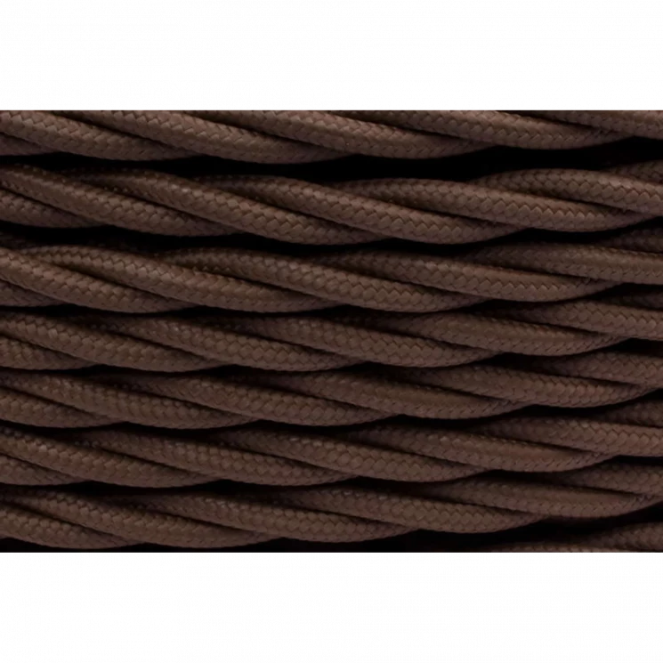 Провод ретро 3х2.5 матов. корич. (уп.150м) Bironi B1-435-72-150