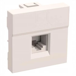 Розетка компьютерная 2мод. Праймер РКИ-20-00-П RJ45 кат.5E UTP механизм IEK CKK-40D-RI2-K01