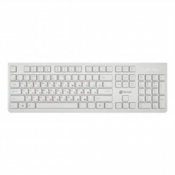 Клавиатура Оклик 505M белый USB slim