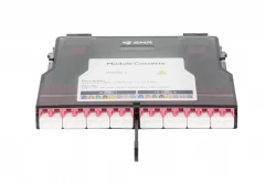 Кассета распределительная MPO/UPC на 16LC/UPC портов MM (OM4), для SNR-CMP-OT-192P
